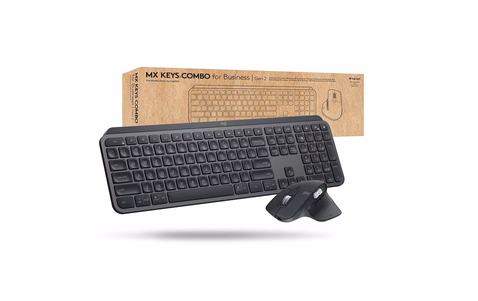 Logitech MX Keys Combo for Business Gen 2 Kabellos Graphit
