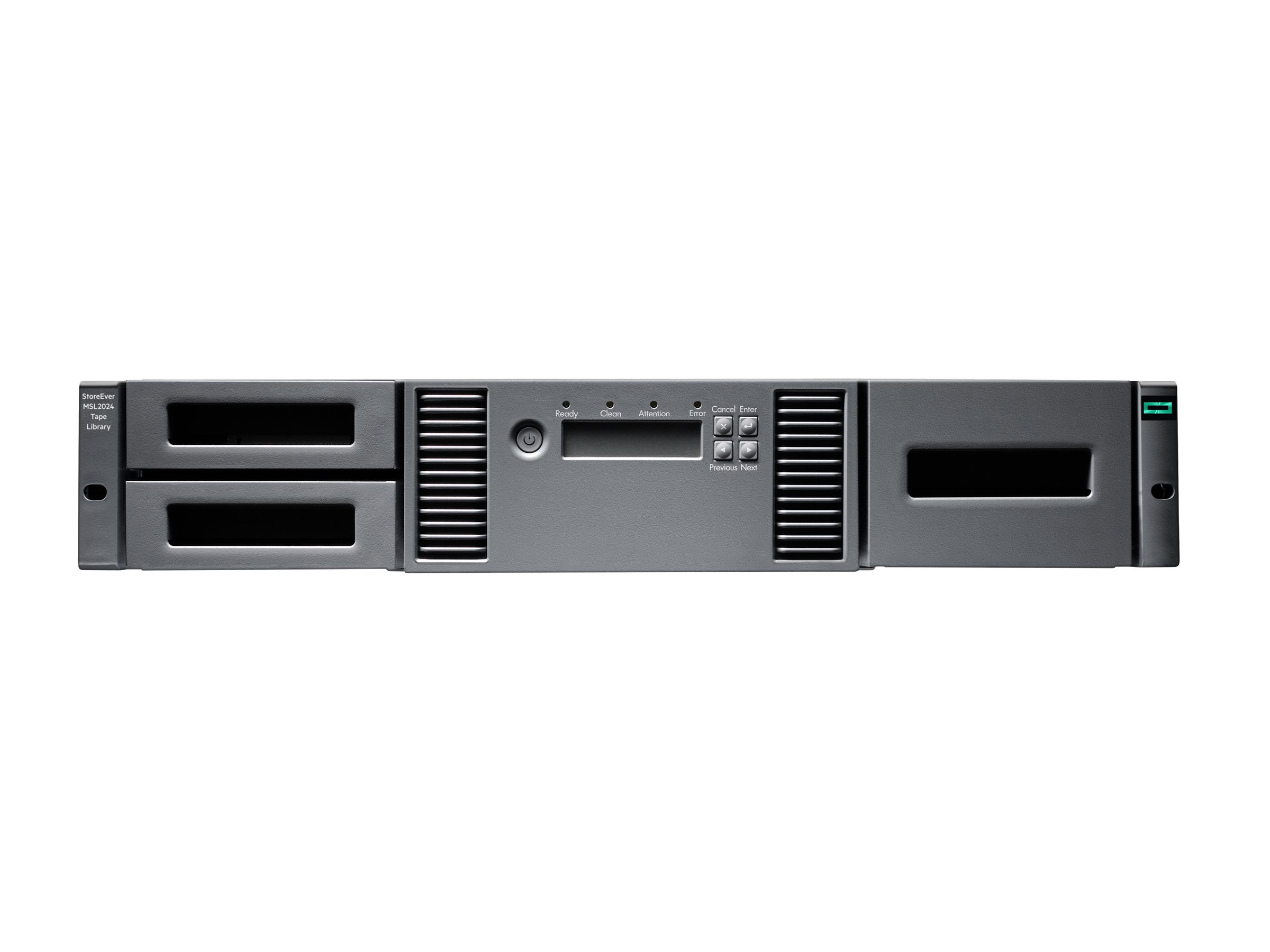 HPE Storage MSL2024, Gen4, 0-drive, 24-slot, Tape Library