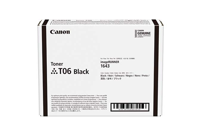 CANON Toner Cartridge, T06 BK