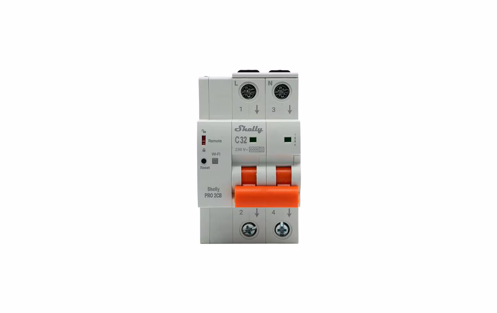 Shelly Pro 2CB C32 · 2-polig · 32A