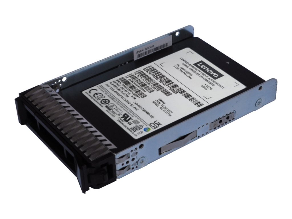 LENOVO ISG ThinkSystem 2.5inch U.2 VA 1.92TB Read Intensive NVMe PCIe 4.0 x4 HS SSD